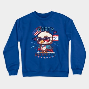 Little Patriot: Party Like It's 1776 Crewneck Sweatshirt